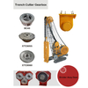 2401-9229A 170402-00023 Crawler Excavator PartTravel Reduction Gearbox For DOOSAN SOLAR 470LC-V
