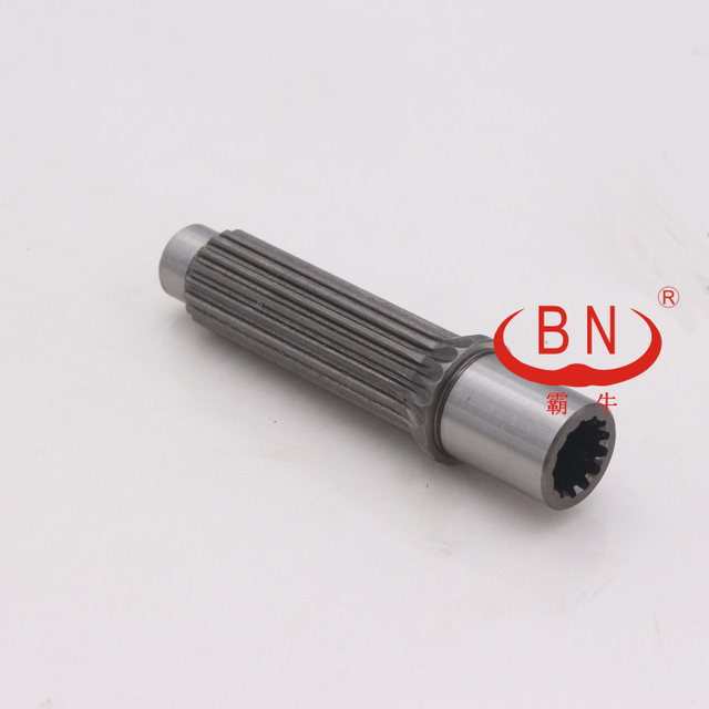 Factory manufacture direct transmission gear box parts PHV35B steel driving gear shaft for NACHI PHV35B